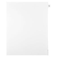 Mark Maker – Onglets séparateurs juridiques blancs, 1/15 onglets, format lettre, sans trous, numéro 136, 25/paquet-Onglets séparateurs blancs, 1/15 onglets