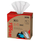 WypAll - Chiffons de nettoyage multitâches GeneralClean X60 - Boîte Pop-Up - Chiffons résistants et absorbants - Blancs - Paquet de 10-Ces chiffons de nettoyage multitâches sont absorbants et robustes pour rester résistants lors des tâches de nettoyage.