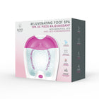 Bain de pieds rajeunissant Lomi - Rose-Commande tactile à un seul bouton facile à utiliser