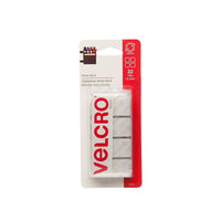 Velcro® Brand – Carrés à endos adhésif, 7/8 po, blanc, paq./32 paires-Application pelez et collez simple