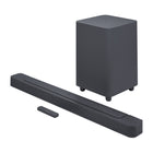JBL - Bar 500 Barre de son 5.1 canaux avec caisson de basses sans fil 10 po - Noir-Plongez dans un son surround 3D de qualité cinéma avec Dolby Atmos et MultiBeam