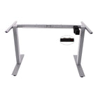 AnthroDesk - Bureau assis/debout electrique - Base Gris avec une surface de travail WM 48" x 30"-Comprend une surface de travail réversible de 48 "x 30" de haute qualité facile à nettoyer