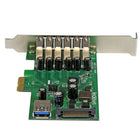 StarTech ® Carte USB 3.0 PCI Express à 7 ports, conception à profil standard et profil bas-Soyez rapidement opérationnel avec la prise en charge native du système d’exploitation dans Windows 8.1 ou 8, et Linus Kernel 2.6.31 et les versions postérieures