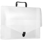 JAM PaperMD – Mallette, petit, 10 x 15 x 2, transparent, 2/paquet (2015 001g)-Les petits porte-documents en plastique sont élégants, compacts et professionnels