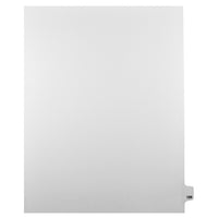 Markmaker - Intercalaires imprimes Legal, Blanc, 1/25th coupe, format lettre, sans trous, 25 tabs/PQT, 5 PQT/Boite, Numero 199-Intercalaires imprimes Legal