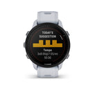 Montre Intelligent et moniteur d’activité Garmin Forerunner® 955 Solaire 32GB Running - Pierre Blanche-Préparez-vous pour votre prochaine course avec le widget  - fournit des conseils d'entraînement, suggestions personnaliser et prévisions de temps