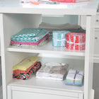 Sauder 66"W La Collection Craft Pro Series Table pour travaux - Finition White-  Finition blanche