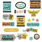 TREND enterprises Inc. Ensemble d'énoncés pour babillard, aspect métallique, 18 pièces-Encourage un état d’esprit de croissance pour les apprenants de tous âges, dans les écoles, les lieux de travail, les foyers et bien plus encore!