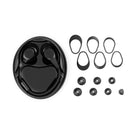Jlab - Work Buds True Wireless Écouteurs - Noir-Comprend 3 ensembles d'embouts Cush Fins + embouts en silicone pour un confort ultime et un soutien supplémentaire