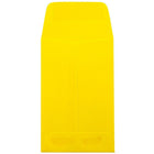 JAM Paper - Enveloppes à monnaie no 1, 2,25 x 3,5 po, jaune recyclé Brite Hue, 500/paquet-Enveloppes jaunes
