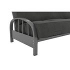 Cadre de futon Aiden - Argenté-Cadre en treillis métallique offrant un soutien et un confort accrus
