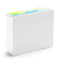 Boîte de classement Poppin, blanc-Blanc,Plastique