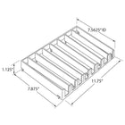Azar Displays – Plateau modulaire avec séparateurs à 8 compartiments, 2/paquet (225918)-Plateau modulaire
