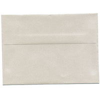 JAM Paper Enveloppe Stardream A7 à effet métallique, quartz, 50/paquet-Enveloppes Stardream en papier quartz à effet métallisé