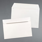 JAM Paper Enveloppes format livret à rabat droit gommé, 6 1/2 x 9 1/2 po, blanches, 1000 par paquet-Matériau : papier