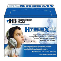 Housse supra-auriculaire Hamilton Buhl-Ces couvercles permettent de partager les écouteurs à l’école, en milieu de travail, dans les hôpitaux, les musées et à la maison