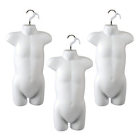 Eddie's - Formes suspendues pour enfants - Plastique dur - Blanc - Paquet de 3 (155746-3)-Formes de suspension pour enfants - plastique dur
