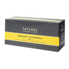 Thé à la camomille biologique Taylors of Harrogate, 100 sachets (250 g)-Goût apaisant, arôme délicat et naturellement sans caféine