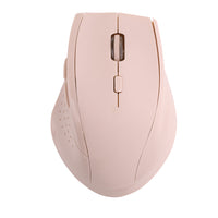 Staples - Souris ergo slim sans fil 2.4GHZ - Rose-Sans fil 2,4 GHz