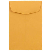 JAM Paper - Enveloppes à monnaie nº 4, 3 x 4 1/2 po, brun kraft/manille, 1000/paquet-Enveloppes à monnaie