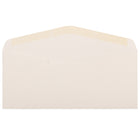 JAM Paper Enveloppes Strathmore à ouverture latérale et à rabat gommé, fini toilé, 4 1/8 x 9 1/2 po, blanc naturel, pqt/100-Taille : No 10 (4 1/8 x 9 1/2 po)