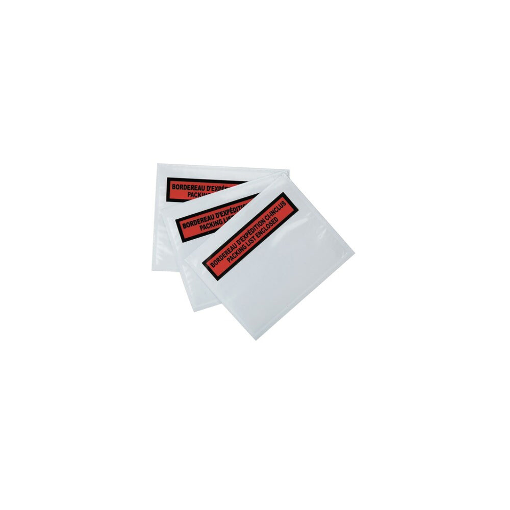 CLEARANCE/ Enveloppe pour bordereau d'expédition - Chargement final rouge -  4″ X 7.5″ 