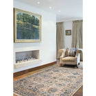ECARPETGALLERY - Tapis Bolivia Yalameh Bleu, Ivoire 6'7" x 8'6"-Rectangle