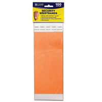 Bracelets de sécurité C-Line DuPont Tyvek orange, paquet de 200-Les bracelets de sécurité sont une solution économique pour le contrôle des visiteurs et des foules.