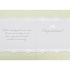 Rosedale – Cartes de souhaits or et enveloppes, Happy Anniversary, 5 1/2 x 8 po, 6/paquet (19630)-Cartes de souhaits de qualité comparable à celles qu’on retrouve dans un magasin spécialisé