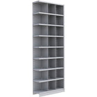 Metalware – Étagère enclenchable RK442, 9 tablettes, 36 x 12 x 100 po, gris clair-Système de tablettes réglables offrant un espace de rangement solide, mais économique qui convient à vos besoins
