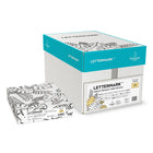 Papier cartonné genre bristol Colors de Lettermark, fini vélin – 8.5 po l x 11 po H – Crème – 250 feuilles (94345)-Couleur : Crème