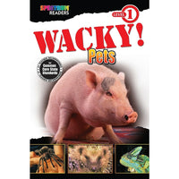 Livre numérique : Spectrum - Wacky!  Pets, 704326-EB, maternelle - 1re année-Vous recevrez deux courriels : le premier confirmant la totalité de votre commande et le second comportant un lien de téléchargement. Vous pourrez utiliser le lien de téléchargement immédiatement ou plus tard, comme vous le voulez.