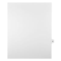 Mark Maker – Onglets séparateurs juridiques blancs, 1/15 onglets, format lettre, sans trous, numéro 26, 25/paquet-Onglets séparateurs blancs, 1/15 onglets