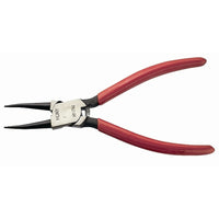 HVTools – Pince de précision de 5 po à anneau de retenue, 10 x 4 x 1 po, argenté-Pince de précision de 5 po à anneau de retenue de HV Tools en acier matricé avec embouts externes de type plat