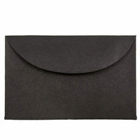 JAM Paper - 3Drug Mini enveloppes - 2,3125 x 3,625 - Lin noir - Paquet de 50-Couleur : enveloppe en lin noir.