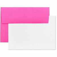 JAM Paper - Ensemble de cartes de vœux vierges - Format A2 - 4,375 po x 5,75 po - Rose ultra fuchsia - paquet de 25-Couleur : Brite Hue Ultra Rose Fuchsia