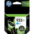 HP 933XL Cartouche d’encre cyan à rendement élevé d'origine (CN054AN)-Couleurs: Cyan
