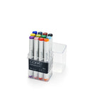 Copic - Sketch marqueurs à encre double pointe - couleurs de base - lot de 12-cohérence et qualité des couleurs