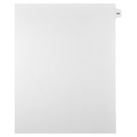 Markmaker - Intercalaires imprimes Legal, Blanc, 1/15th coupe, format lettre, sans trous, 25 tabs/PQT, 5 PQT/Boite, Numero 151-Intercalaires imprimes Legal