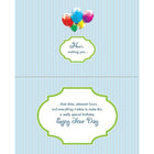 Rosedale - Carte de voeux, joyeux anniversaire, ballons-Qualité boutique de cartes de souhaits
