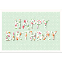 Millbrook Studios – Cartes de souhaits et enveloppes, Happy Birthday, 5 3/8 x 7 3/4 po, 18/paquet (06221)-Imprimées sur du papier cartonné non couché