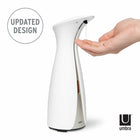 Umbra Otto - Pompe à savon et gel hydroalcoolique 25ml, Blanc/Gris-6