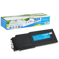fuzion - Dell GCP4G (593-BCBF) Cartouche De Toner Compatible - Rendement Standard - Cyan-Couleur d'encre: Cyan