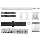 Kanto CM600W Support de plafond pour téléviseurs de 37 à 70 pouces, Blanc-360° de pivotement