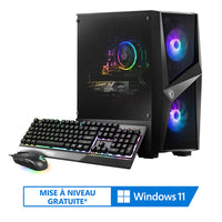 MSI - Ordinateur de bureau de jeu Codex R 11TC-032US, Intel Core i5-11400F, mémoire de 16 Go, SSD de 500 Go, Windows 10 Famille-Processeur Intel Core i5-11400F