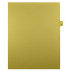 Mark Maker – Onglets séparateurs juridiques beiges, 1/25 onglets, format lettre, sans trous, numéro 8, 25/paquet-Onglets séparateurs beiges, 1/25 onglets
