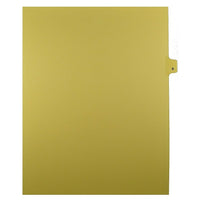 Mark Maker – Onglets séparateurs juridiques beiges, 1/25 onglets, format lettre, sans trous, numéro 8, 25/paquet-Onglets séparateurs beiges, 1/25 onglets