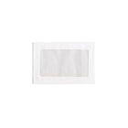 JAM Paper Enveloppes format livret avec fenêtre, 6 x 9 po, blanches, 100 par paquet-Taille : 6 x 9 po