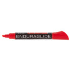 Quartet - Marqueurs effaçables à sec EnduraGlide - pointe biseautée - couleurs assorties - paquet de 12-La jauge d'encre transparente indique exactement la quantité d'encre restante pour votre utilisation