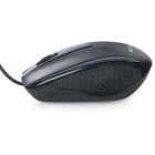 Clavier et souris USB Slimline avec fil de Verbatim, Noir-Forme mince et efficace